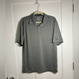 New! Men’s medium Nike golf polo, grey.
